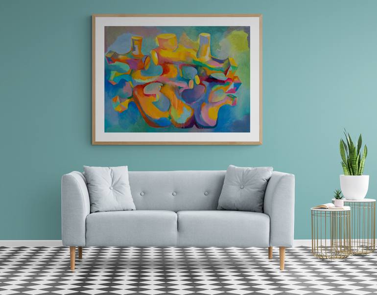 Original Abstract Painting by Ivan Stoyanov