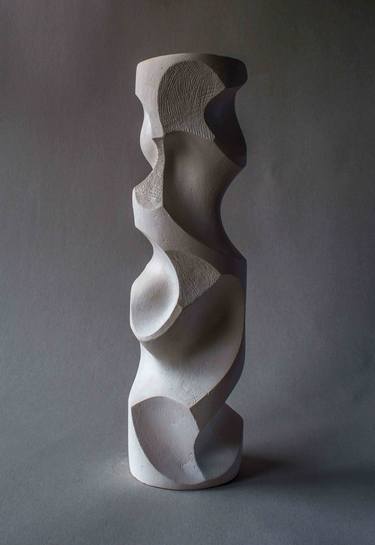 Original Cubism Abstract Sculpture by Ivan Stoyanov