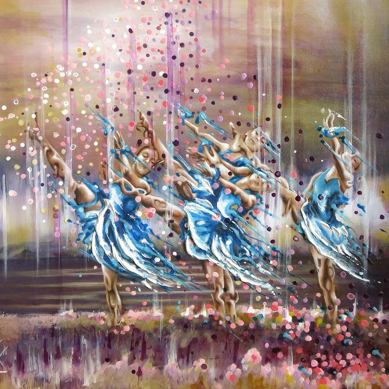 Original Performing Arts Painting by Karina Llergo