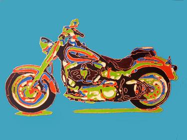 Original Pop Art Transportation Paintings by Michelle Ponce
