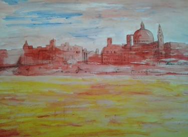 Original Figurative Cities Mixed Media by JESÚS DE RAMON MARINO