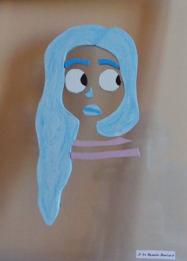 portrait of blue girl thumb