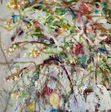 Print of Abstract Expressionism Floral Paintings by Martin Robert Reed