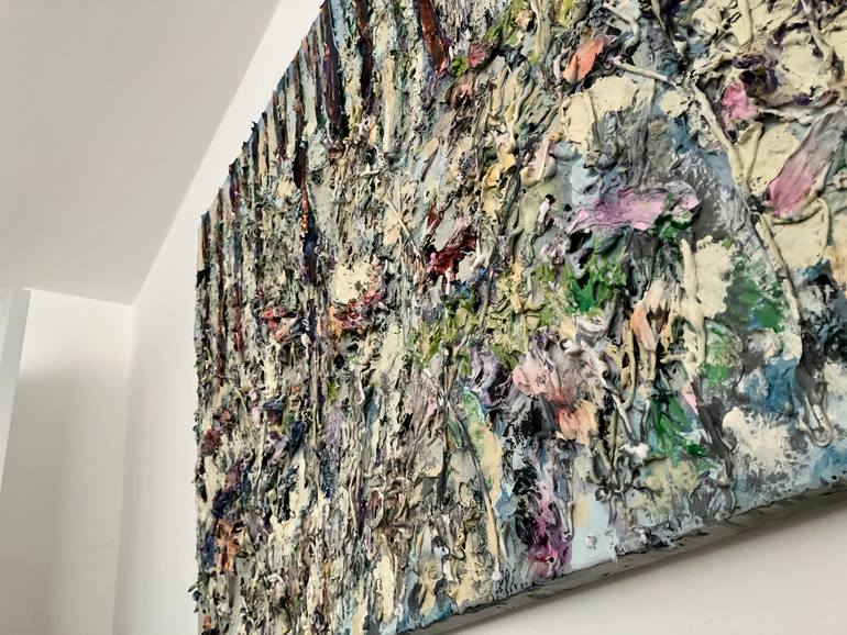 Original Abstract Floral Painting by Martin Robert Reed
