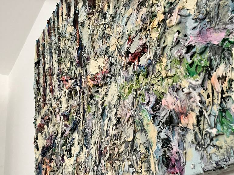 Original Abstract Floral Painting by Martin Robert Reed
