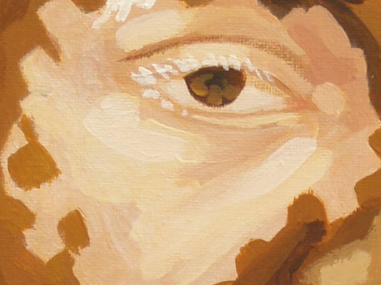Original Expressionism People Painting by Beth Louella