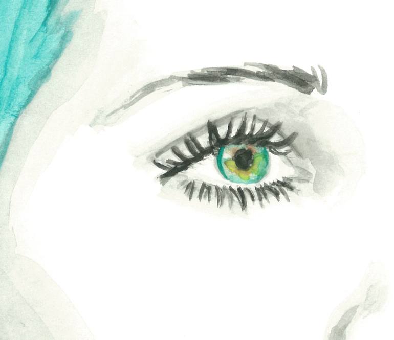 Original Portraiture People Painting by Beth Louella
