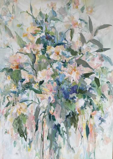 Original Expressionism Floral Paintings by Sonal Nathwani