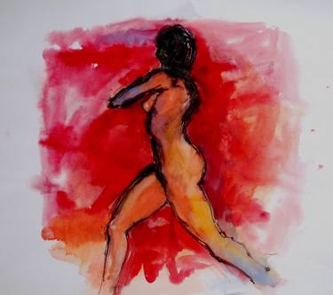Original Expressionism Nude Paintings by James Gwynne