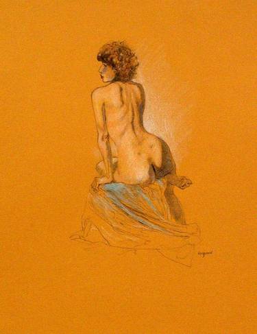 Original Realism Nude Drawings by James Gwynne