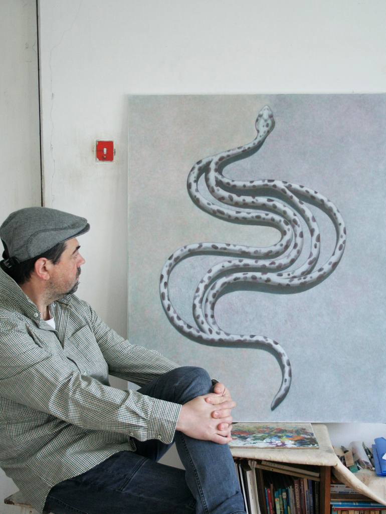 Original Conceptual Nature Painting by Valentin Neacsu