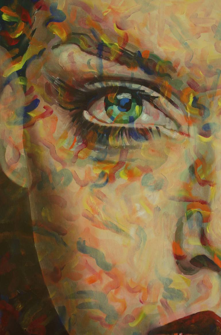 Original Figurative People Painting by Valentin Neacsu