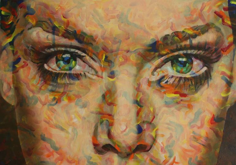 Original Figurative People Painting by Valentin Neacsu