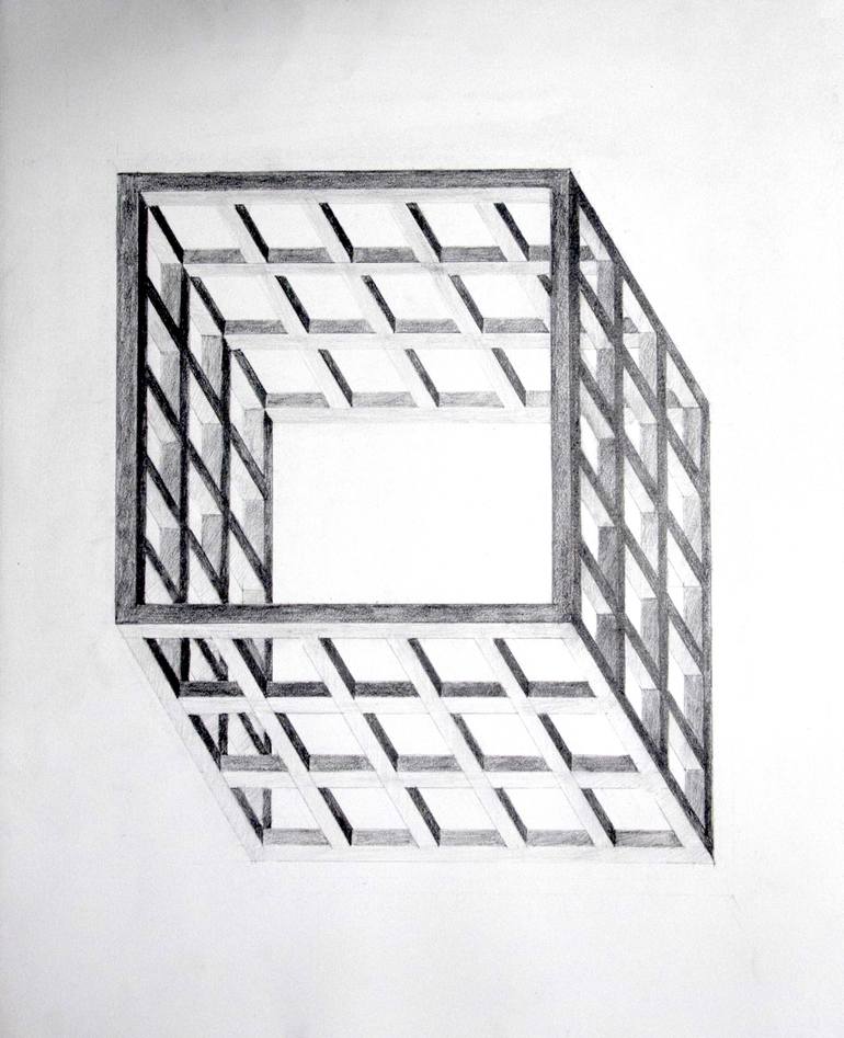 Matrix I Drawing by Mircea Popescu | Saatchi Art