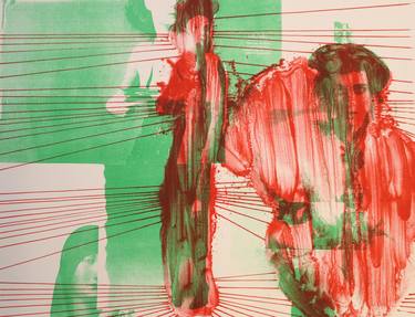 Print of Abstract Women Printmaking by Inés Rojo