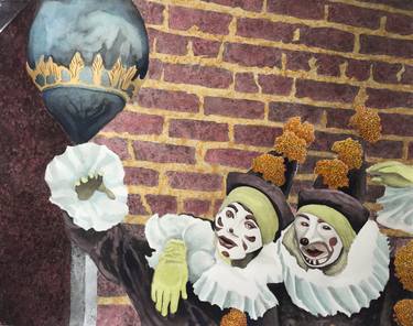 Original Surrealism People Paintings by Joe Stavec