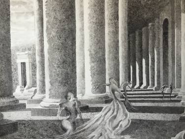 Original Surrealism Classical mythology Paintings by Joe Stavec