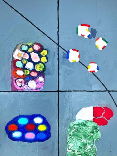 Original Contemporary Abstract Painting by Paul Bogdanovic