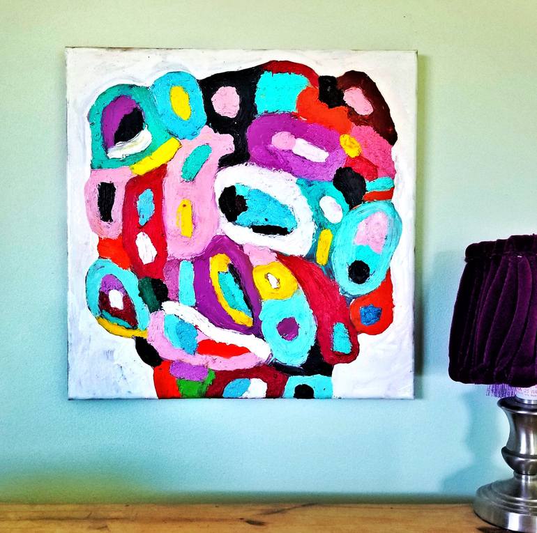 Original Dada Abstract Paintings by Paul Bogdanovic