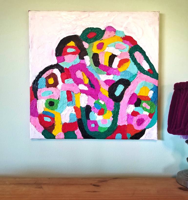 Original Dada Abstract Paintings by Paul Bogdanovic