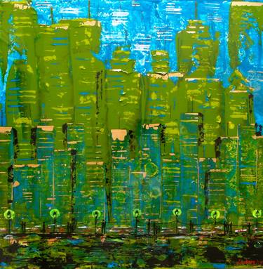 Print of Cities Paintings by Lindsey MacKay