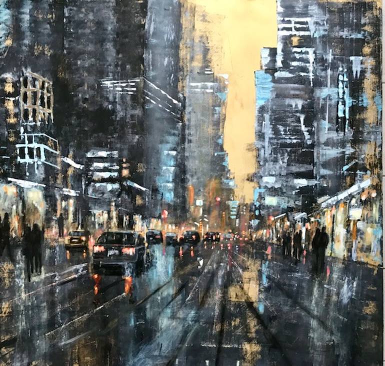 Urban Series Painting by Lindsey MacKay | Saatchi Art