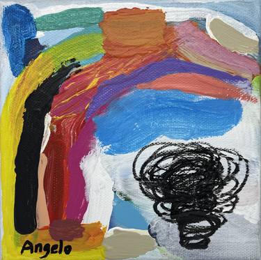 Original Abstract Paintings by Angelo Pirrone