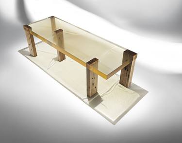 WOOD FOSSIL TABLE | FOR AMMANN GALLERY thumb