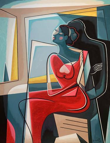 Original Abstract Love Paintings by Bernard Simunovic