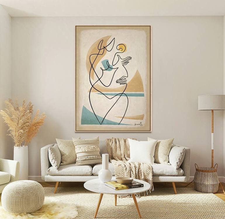 Original Abstract Painting by Bernard Simunovic