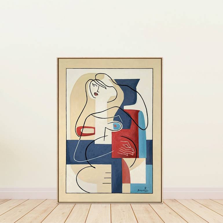 Original Women Painting by Bernard Simunovic