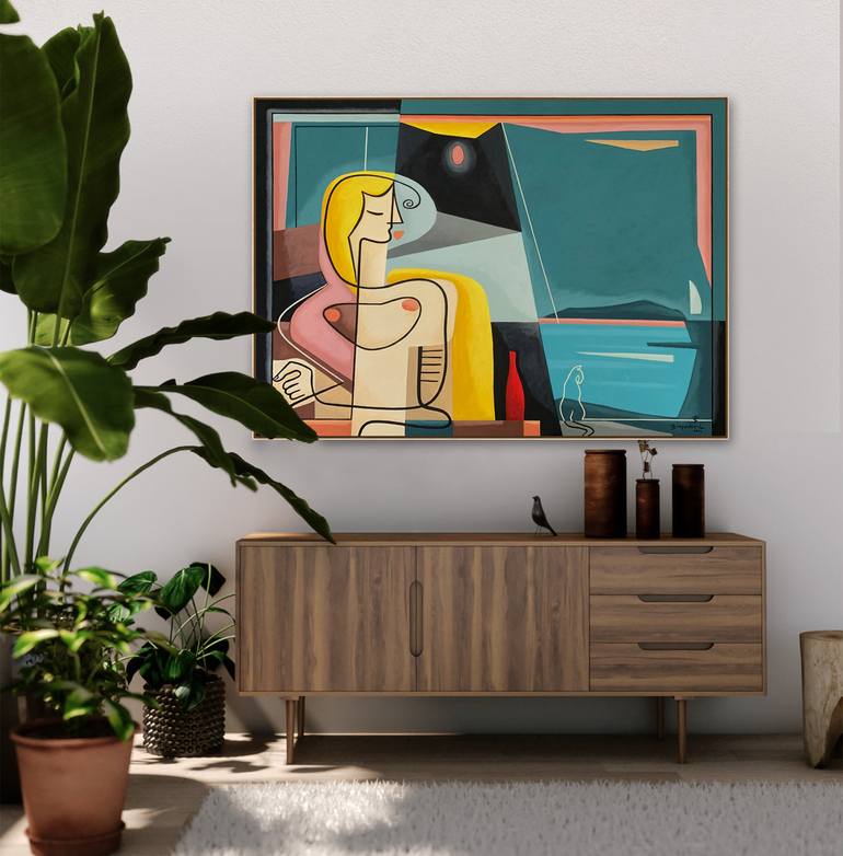 Original Abstract Nature Painting by Bernard Simunovic