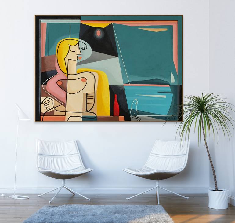 Original Abstract Nature Painting by Bernard Simunovic