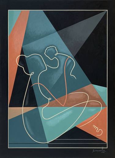 Original Abstract Paintings by Bernard Simunovic