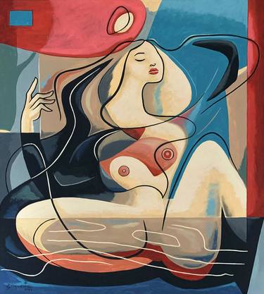 Original Nude Paintings by Bernard Simunovic