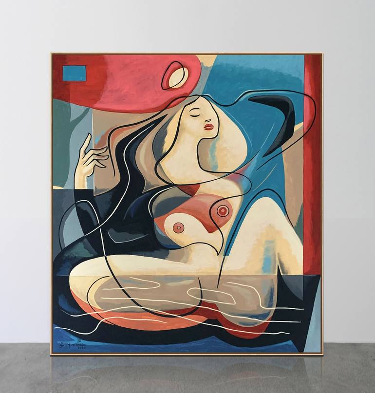 Original Nude Painting by Bernard Simunovic