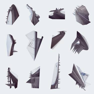 Original Conceptual Architecture Collage by Robert Houzar