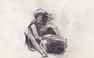 Original Nude Drawings by Paul Rabe