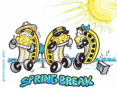 Spring Break dancing school buses-David Zamudio thumb