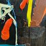 Detail showing impasto oil paint