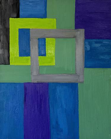 Original Cubism Abstract Paintings by Liam Porisse