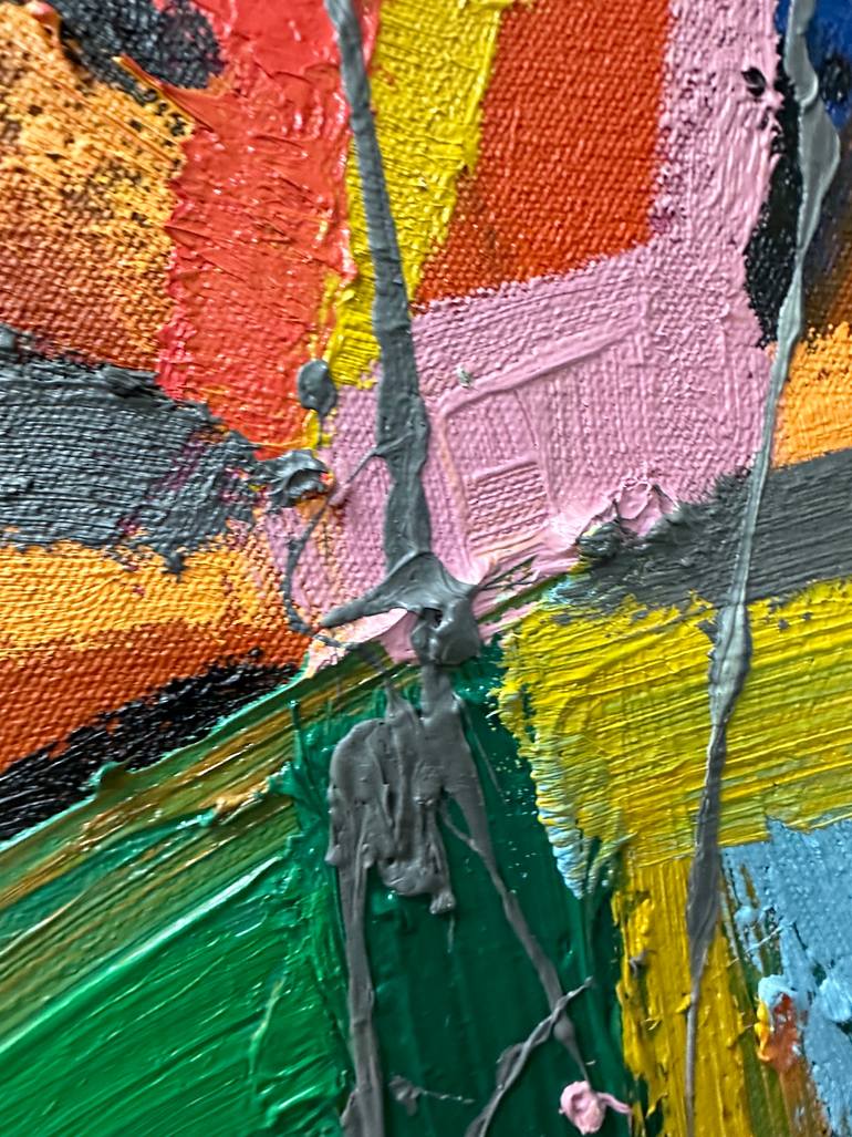 Original Abstract Expressionism Abstract Painting by Liam Porisse
