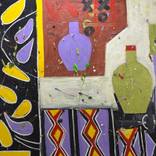Two vases in a purple Matisse background by Liam Porisse