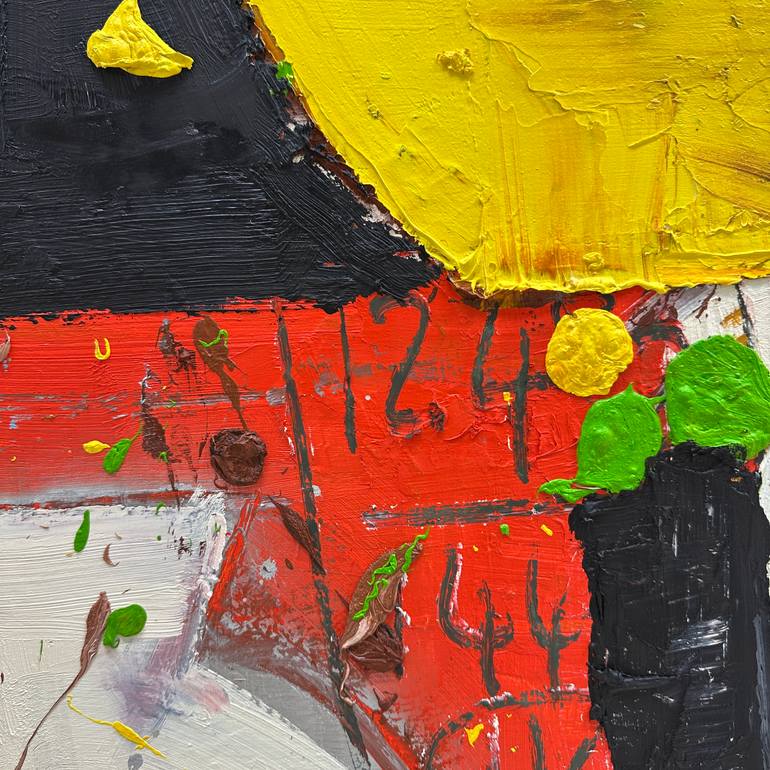 Original Abstract Still Life Painting by Liam Porisse