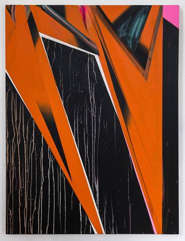 Original Street Art Abstract Painting by Phil Ashcroft