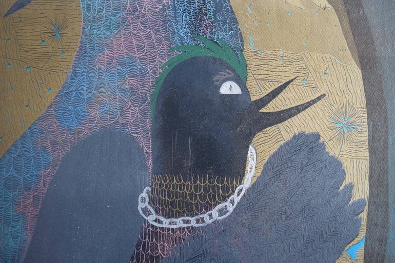 Original Expressionism Humor Printmaking by Suk Raat