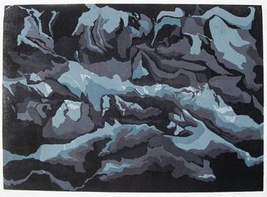 Original Expressionism Love Printmaking by Suk Raat