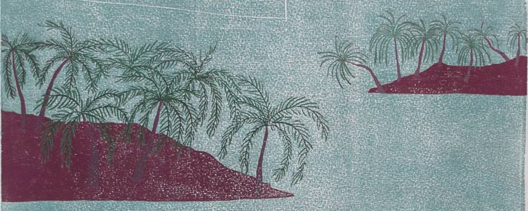 Original Expressionism Fantasy Printmaking by Suk Raat