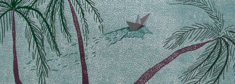 Original Expressionism Fantasy Printmaking by Suk Raat