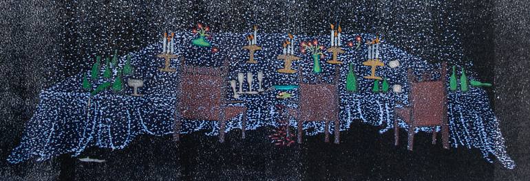 Original Expressionism Fantasy Printmaking by Suk Raat